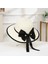 Eva Yaz Minimalist Stil Güneş Şapkası Yay Inci Güneşlik Şapkası - White (Yurt Dışından) 2