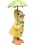 Bahçe Heykelcik Şemsiyesi Yağmurluk Ördek Heykeli Bahçe Havuzu Açık Sarı (Yurt Dışından) 2
