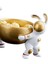 Bunny Astronot Heykel Atıştırmalık Tepsisi Kozmetik Kek Organizatör Sahibi 19CMX13CMX15CM (Yurt Dışından) 5