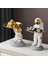 Yaratıcı Spaceman Figürinler Heykelleri Depolama Tepsi Ev Giriş Cafe Süslemesi Tarif (Yurt Dışından) 5