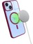 Apple iPhone 14 Magsafe Özellikli Renkli Clear Case Kapak 2