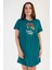 Pamuklu Kadın Büyük Beden Kısa Kol Gecelik 2