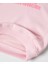 Yeni Sezon Çocuk Pembe Sloganlı Pamuklu Kapüşonlu Sweatshirt Eşofman Alt-Üst Takım 4