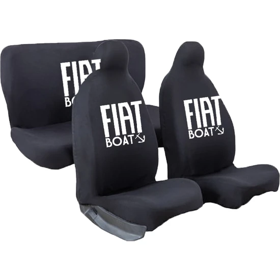 Zapomi Fiat Fiorino Uyumlu Oto Araba Araç Koltuk Kılıfı 4 Parça Set