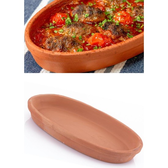 Toprak Büyük Boy Oval Kase