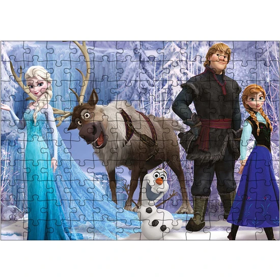 Bedeko Ahşap Mdf Puzzle Yapboz Frozen 120 Parça 25*35 cm