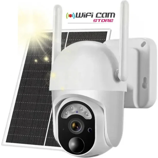 Wificam Plus Solar Güneş Enerjili Ptz Wifi Kamera 4mp Yüksek Çözürürlük Ubox Türkçe App Sim Kartlı Değildir Wifi Versiyondur