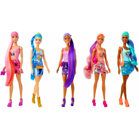 Barbie Color Reveal Renk Değiştiren Sürpriz Barbie Denim HJX55