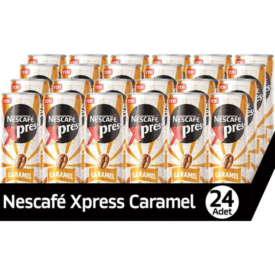 NESCAFÉ Xpress Caramel Soğuk Kahve 24'lü 24x250 ML