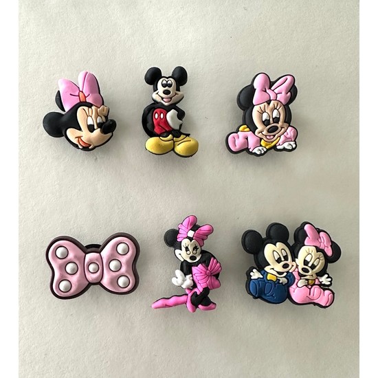 Jibbitz Minnie&mickey Mouse 6'lı Jibbitz Seti Fiyatı