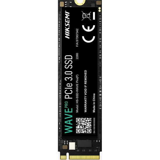 Hiksemi Wave Pro (P) 1TB 3520MB/s - 3120MB/s PCI-e 3.0 NVMe M.2 2280 SSD