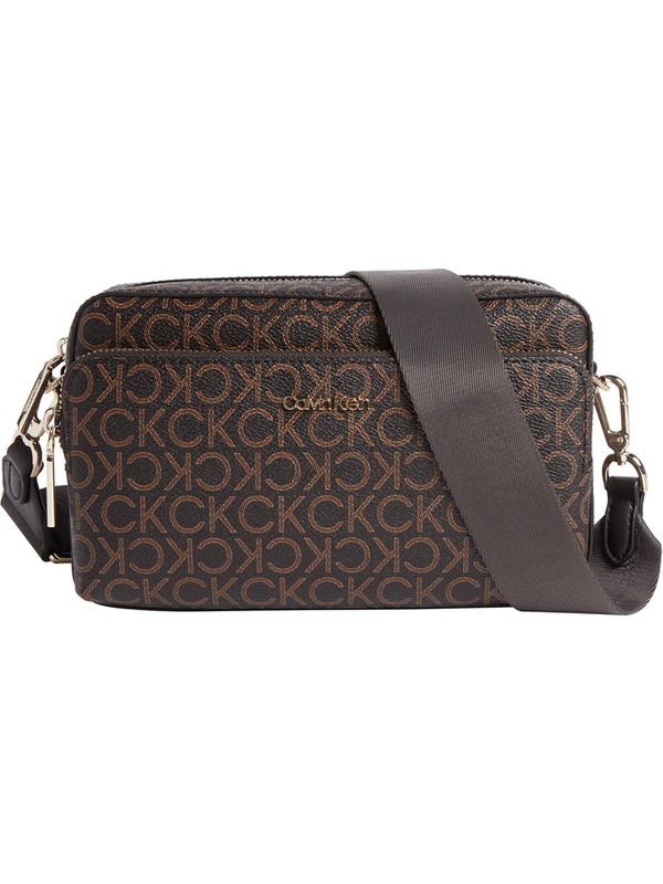 Calvin Klein Kahve Kadın 16,5X21,5X5 Çapraz Çanta K60K611284