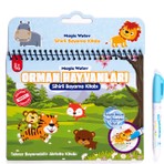 Magic Water Sihirli Boyama Kitabı Orman Hayvanları - Özel Sulu Kalem (Pedagog Onaylı)