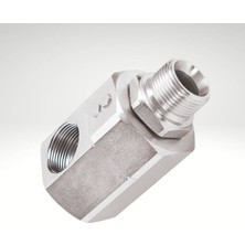 Fer-Ro Sj Serisi 1/4” Bsp Hidrolik Döner Bağlantı Rekoru -Dirsek Tip-
