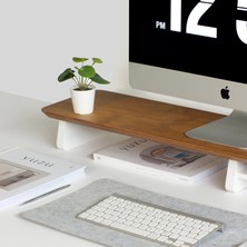 Fagus Wood Monitör Yükseltici, Monitör Standı, Ahşap Ekran Yükseltici (Meşe)