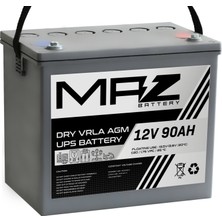 Maz Akü 12 Volt 90 Amper (Ah) Kuru Agm Vrla Akü (Yeni Üretim)