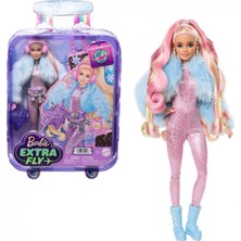 HPB16 Barbie Extra Seyehat Bebekleri Kar Temalı