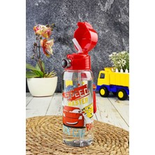 Tuffex Bpa Free Kilit Kapaklı Kendinden Pipetli Sızdırmaz Suluk Matara 500 ml - Kırmızı