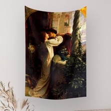 Vagonik Romeo ve Juliet Duvar Örtüsü Halısı Ünlü Ressam Tabloları Yüksek Mikrofiber Kumaş