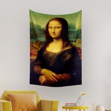 Vagonik Leonardo Da Vinci Mona Lisa Duvar Örtüsü Halısı