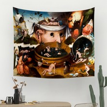 Vagonik Hieronymus Bosch Bir Tondal Vizyonu Duvar Örtüsü Halısı