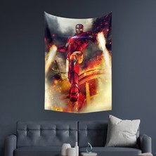 Vagonik Iron Man Marvel Duvar Örtüsü Halısı