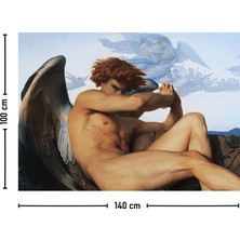 Vagonik Alexandre Cabanel - Fallen Angel Duvar Örtüsü Halısı