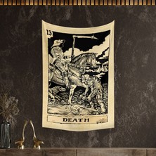Vagonik Tarot Kartı Death Duvar Örtüsü Halısı