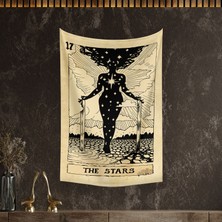 Vagonik Tarot Kartı The Stars Duvar Örtüsü Halısı