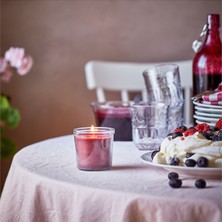 IKEA Störtskön Bardakta Kokulu Mum, Kırmızı, 20 Saat, Yabani Meyveler