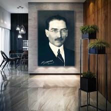 SML Tablo Mustafa Kemal Atatürk Gözlüklü Karizma Kanvas Tablo