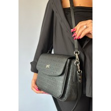 Just Polo 2 Askılı 5 Bölmeli Özel Seri Kadın Çapraz Omuz Çantası 4063 Siyah