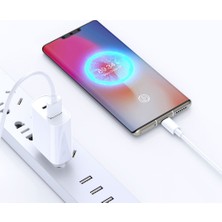 Wiwu 20W Type-C USB Şarj Seti Wiwu WI-U002 Quick Hızlı Şarj Özellikli Type-C To Usb-A Kablolu Şarj Seti