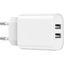 Wiwu WI-U003 2.1A Çift USB Çıkışlı Hızlı Şarj Başlığı Adaptörü