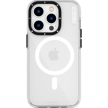 YoungKit iPhone 14 Pro Max Uyumlu Kılıf Magsafe Kablosuz Şarj Özellikli Youngkit Crystal Color Serisi Kapak