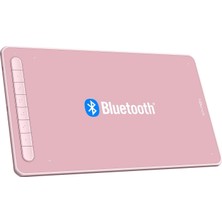 Xp-Pen Deco Lw Bluetooth Kablosuz Grafik Çizim Tableti 10X6  - Pembe