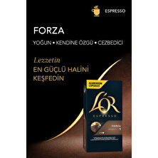 L'OR Forza Intensity 9 Nespresso Uyumlu Alüminyum Kapsül Kahve Fırsat Paketi 10 Adet x 3 Paket