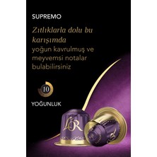 L'or - Supremo - Intensity 10 - Nespresso Uyumlu Kapsül Kahve Fırsat Paketi 10 x 3 Paket (30 Adet)