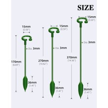 Synope Bitki Çiçek Destek Çubuğu Ev Bahçe Tek Kök Çalı Tutucu Saksı Çubukları Standı Sabitleme Aracı 27 cm