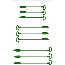 Synope Bitki Çiçek Destek Çubuğu Ev Bahçe Tek Kök Çalı Tutucu Saksı Çubukları Standı Sabitleme Aracı 27 cm