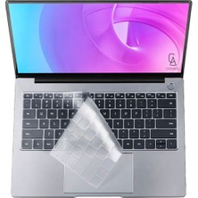 Coolacs Apple Macbook 12 Inç Retina 2017 ile Uyumlu Buzlu Şeffaf Klavye Koruyucu Silikon Yıkanabilir Yumuşak Ped