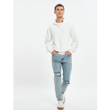 Koton Tapered Fit Jean Pantolon Cepli  Joe Jean