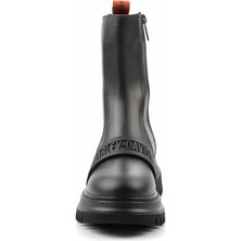 Harley Davidson Black Leather Kadın Bot & Bootie HD0777054903