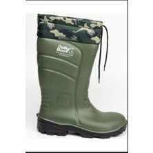 Polly Boot Pooly Boot Vega (1k)31 cm Kamuflaj K.haki/siyah Çizme
