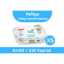 Pafilya Easy Clean Yüzey Temizlik Havlusu 5X102 (510 Yaprak)