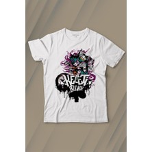 Kendim Seçtim Motorcycle Motor Ride Skull Kuru Kafa Baskılı Tişört Çocuk T-Shirt