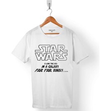 Kendim Seçtim Star Wars A Long Tıme Ago In A Galaxy Far Away Erkek Tişört