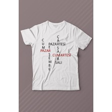 Kendim Seçtim Günler Minimal Yazılı Baskılı Tişört Çocuk T-Shirt