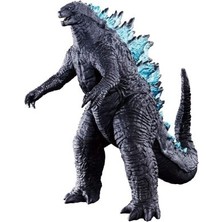 14,9CMX20,1CM Godzilla Dinozor Aksiyon Figürü Yumuşak Dokunuşlu Vinil Plastik Çocuk (Sesli Mavi)