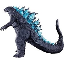 14,9CMX20,1CM Godzilla Dinozor Aksiyon Figürü Yumuşak Dokunuşlu Vinil Plastik Çocuk (Sesli Mavi)